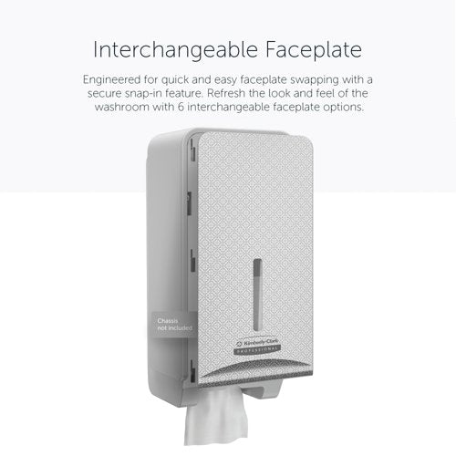 Kimberly Clark ICON Faceplate for Folded Toilet Paper Disp Slv 58769