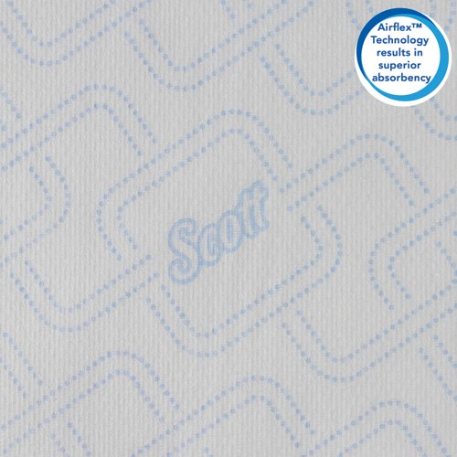 Scott Slimroll Paper Hand Towel Roll 1-Ply 165m White Pack of 6 6623