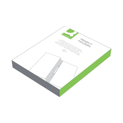 Q-Connect Project Folder A4 Black (Pack of 25) KF01453