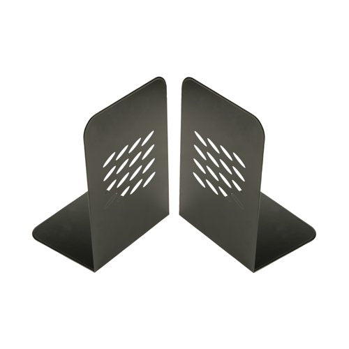 Q-Connect Metal Bookends (2 Pack) KF03900