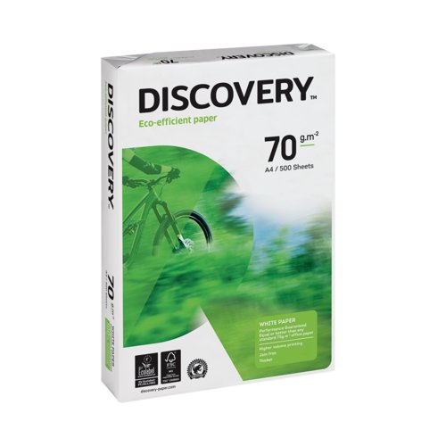 Discovery A4 70gsm White Paper (Pack of 2500) 59912