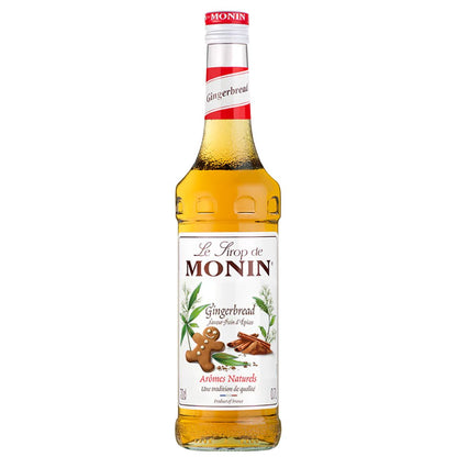MONIN Gingerbread Coffee Syrup 700ml (Glass Bottle)