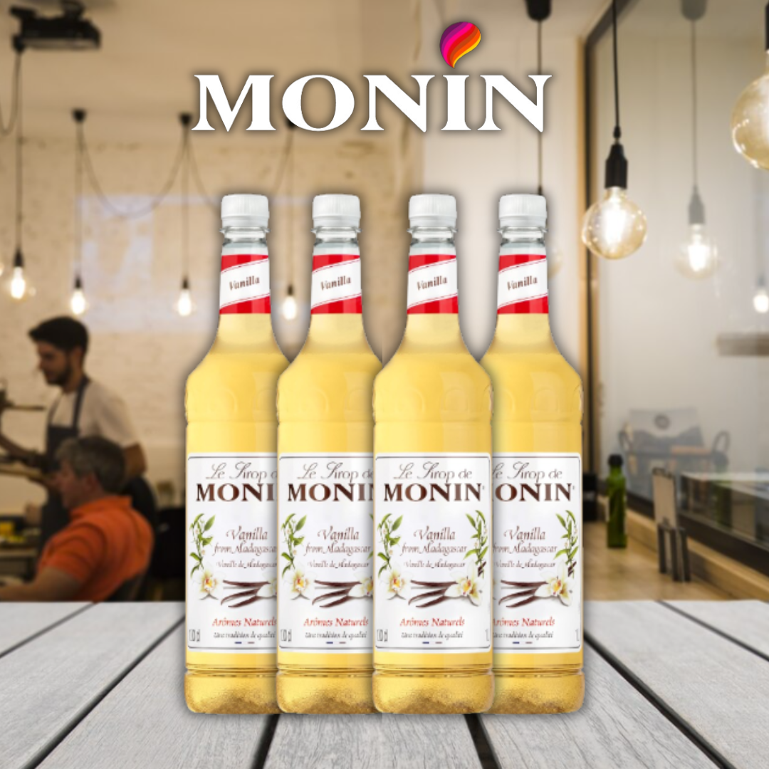 Monin Vanilla Coffee Syrup 1 Litre