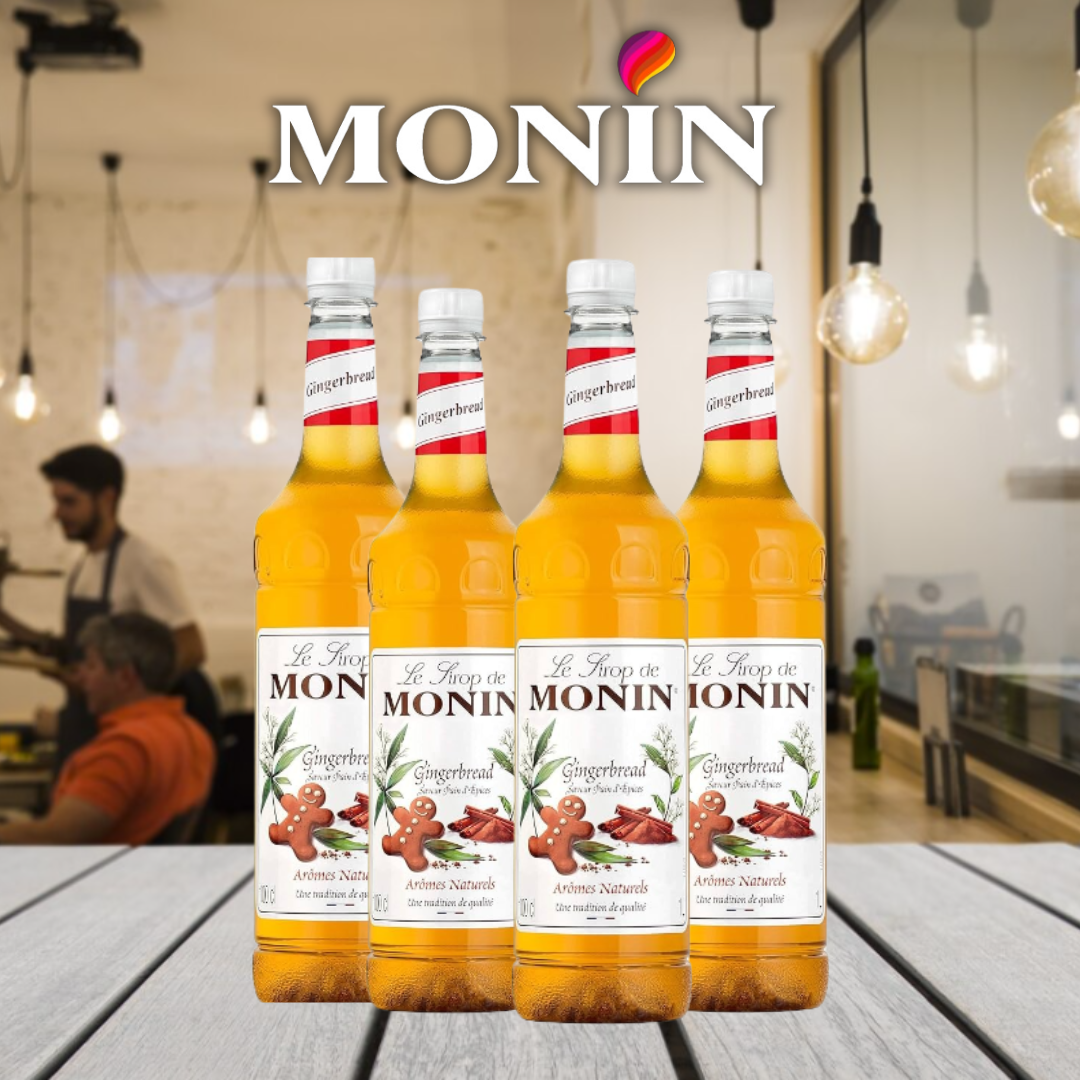 Monin Gingerbread Coffee Syrup 1 Litre