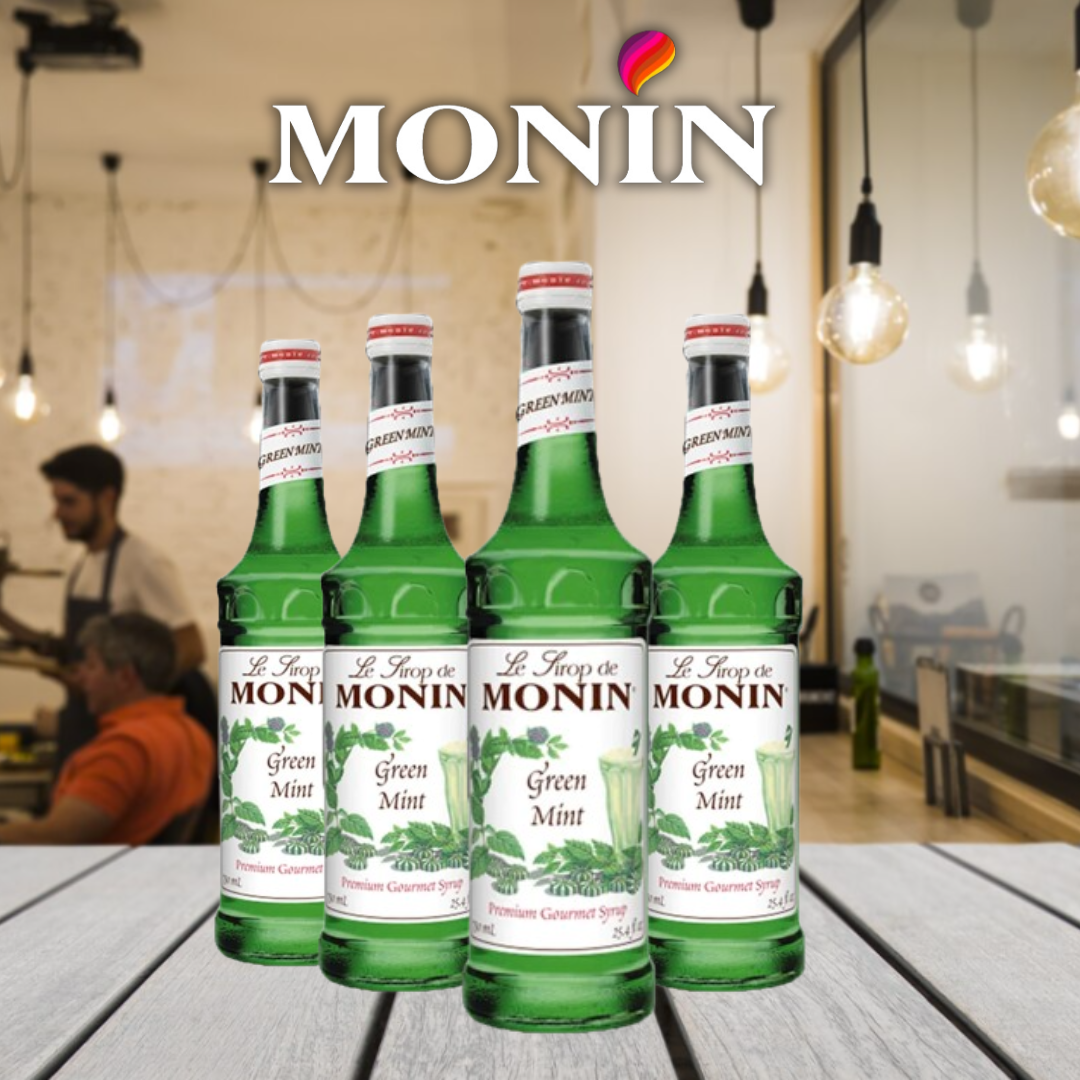 Monin Green Mint Coffee Syrup 1 Litre