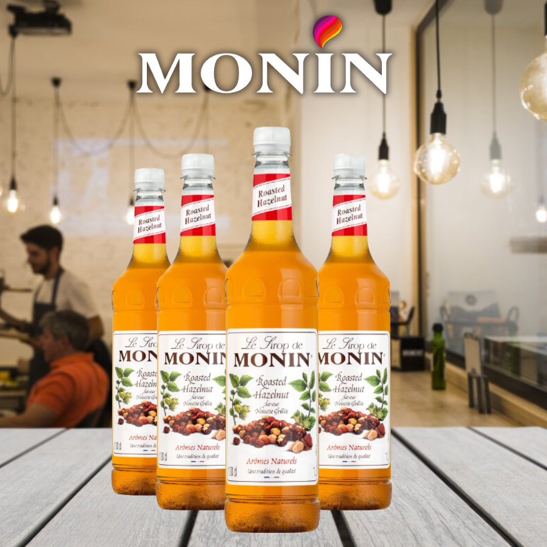 Monin Roasted Hazelnut Coffee Syrup 1 Litre