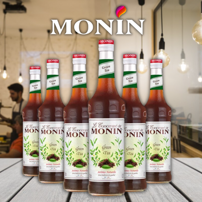 Monin Green Tea Coffee Syrup 700ml (Glass)