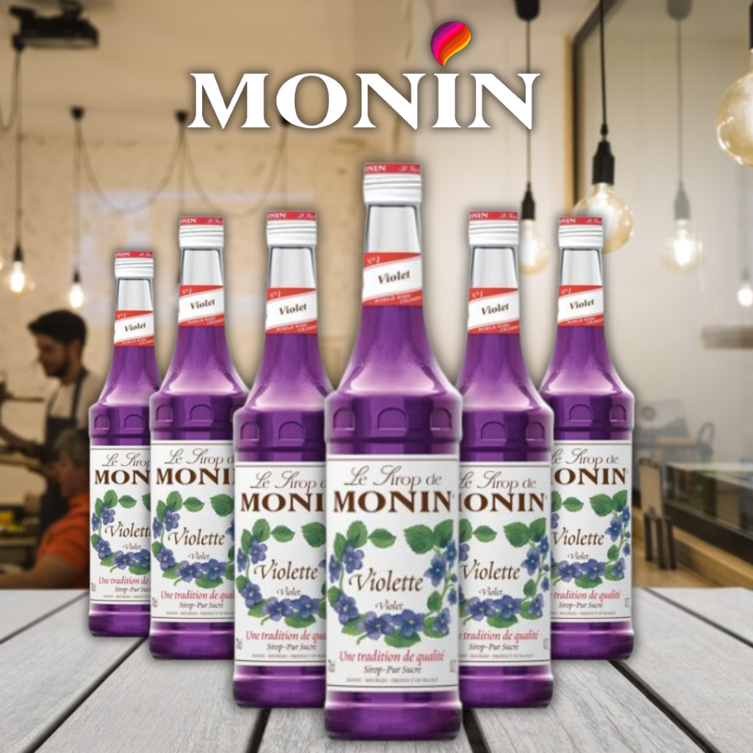 Monin Violet Coffee Syrup 700ml (Glass)
