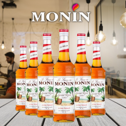 Monin Caribbean Coffee Syrup 700ml (Glass)