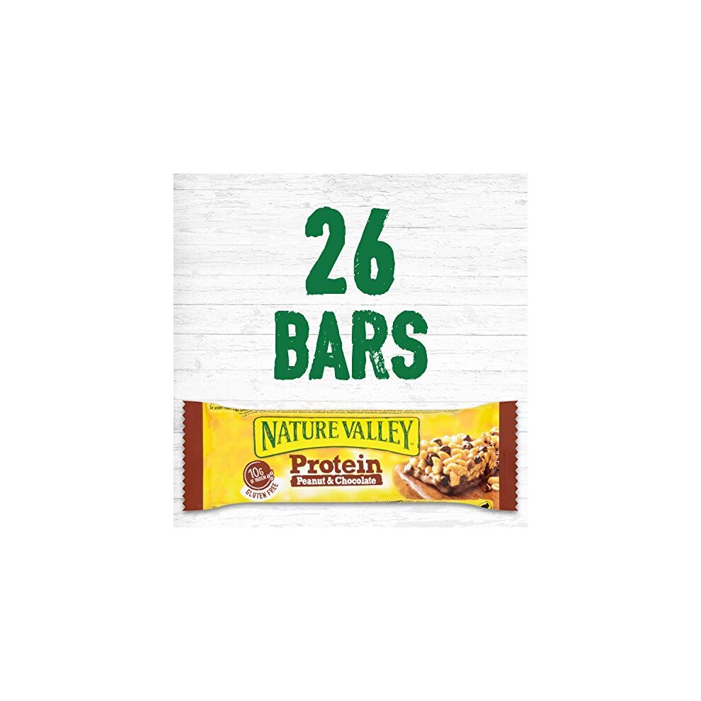 Nature Valley Protein Bar Peanut & Chocolate Gluten Free 26x40g