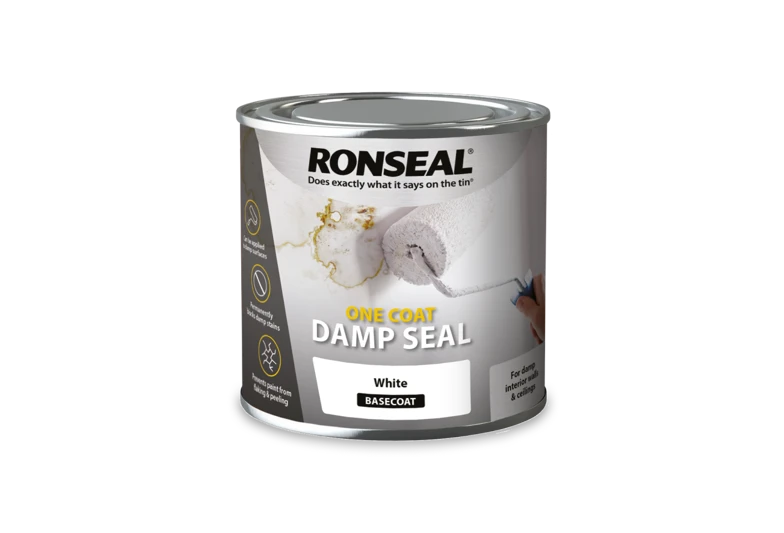 Ronseal 250ml One Coat Damp Seal - White