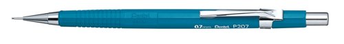 Pentel P200 Automatic Pencil Medium 0.7mm Blue Barrel (Pack of 12) P207