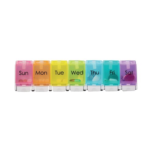 Aidapt Push Button Weekly Pill Dispenser VM930AC