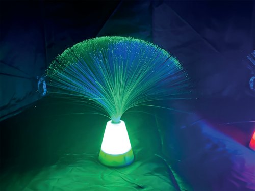 Fibre Optic LED Spray Lamp with Glitter Base SFL13