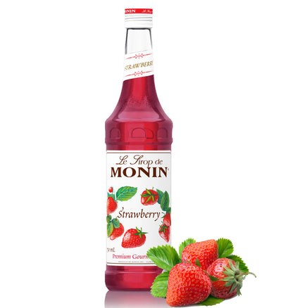 MONIN Strawberry / Fraise Coffee Syrup 700ml (Glass Bottle)