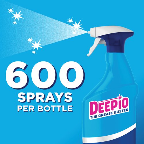 Deepio Professional Degreaser Spray 800ml (Pack of 6) C010415