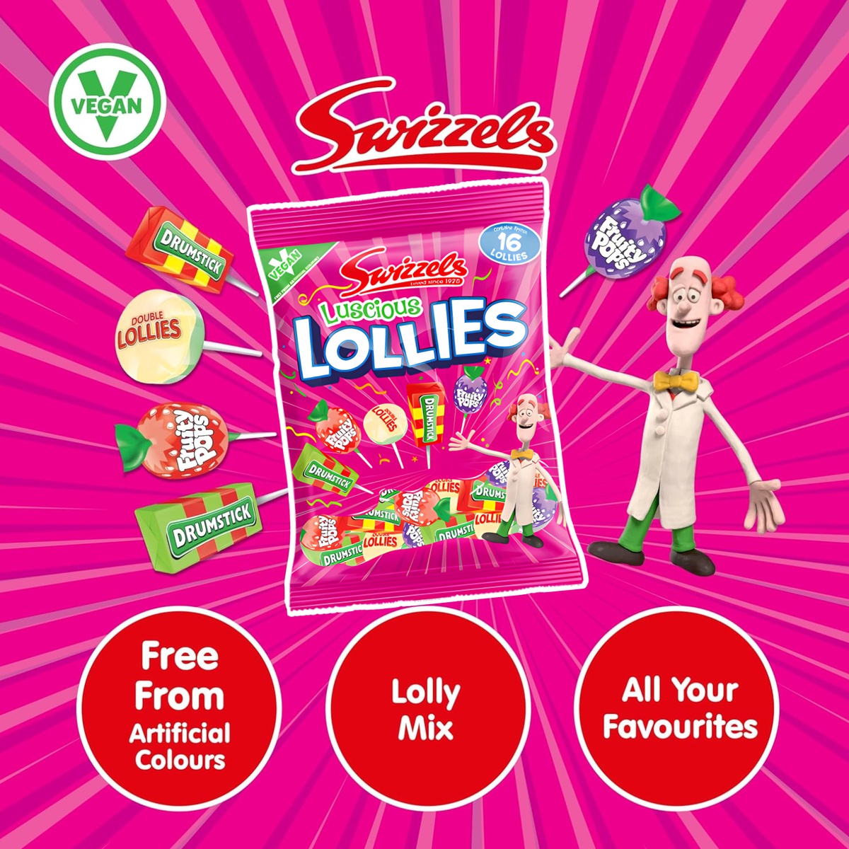 Swizzels Luscious Lollies 176g