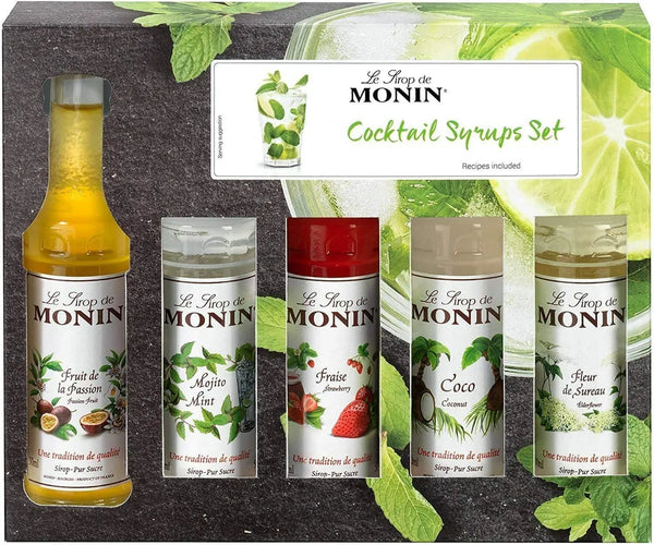 Monin Syrup Cocktail Gift Set 5x5cl