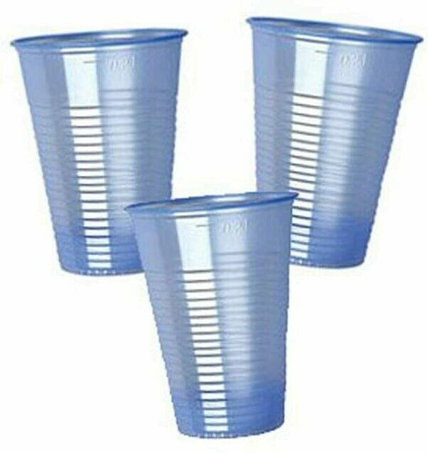 Belgravia 7oz (20cl) Blue Water Cups (Translucide) 50's