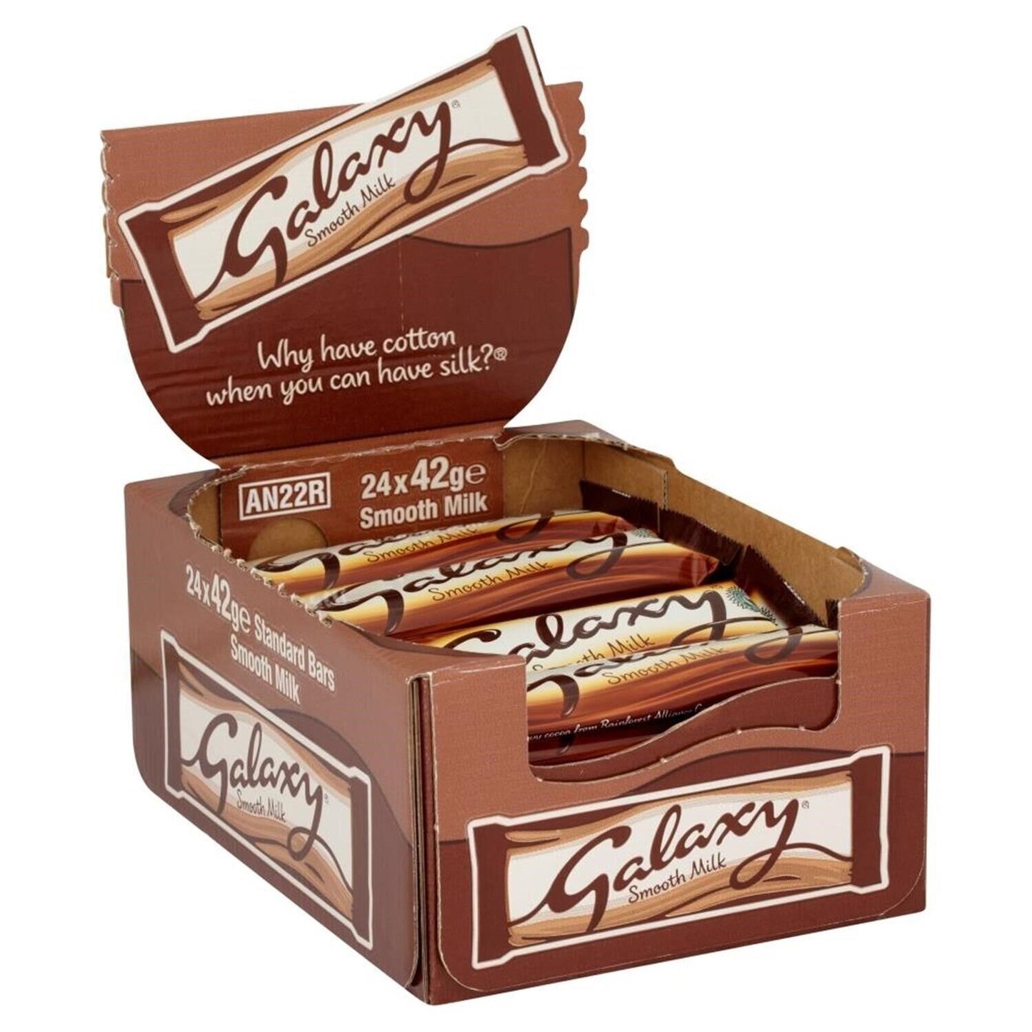 Galaxy Smooth Chocolate Bars Pack 24's