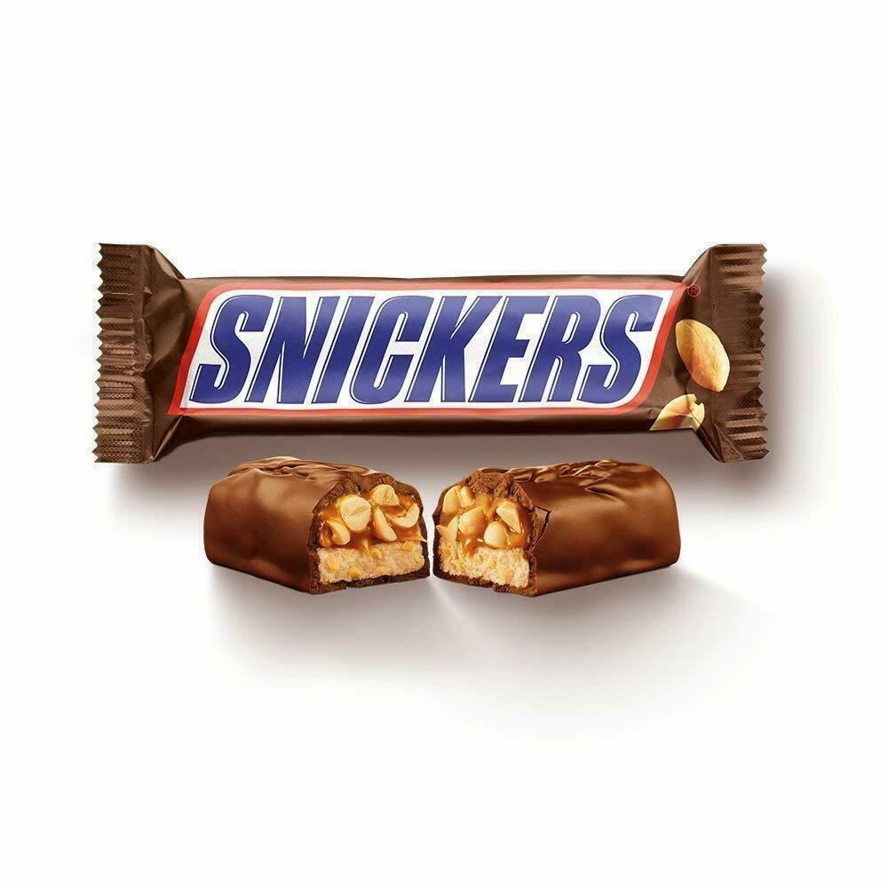 Mars Snickers Caramel Peanut Chocolate Bars 48g x 24