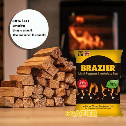 Brazier Premium Smokeless Coal 10kg