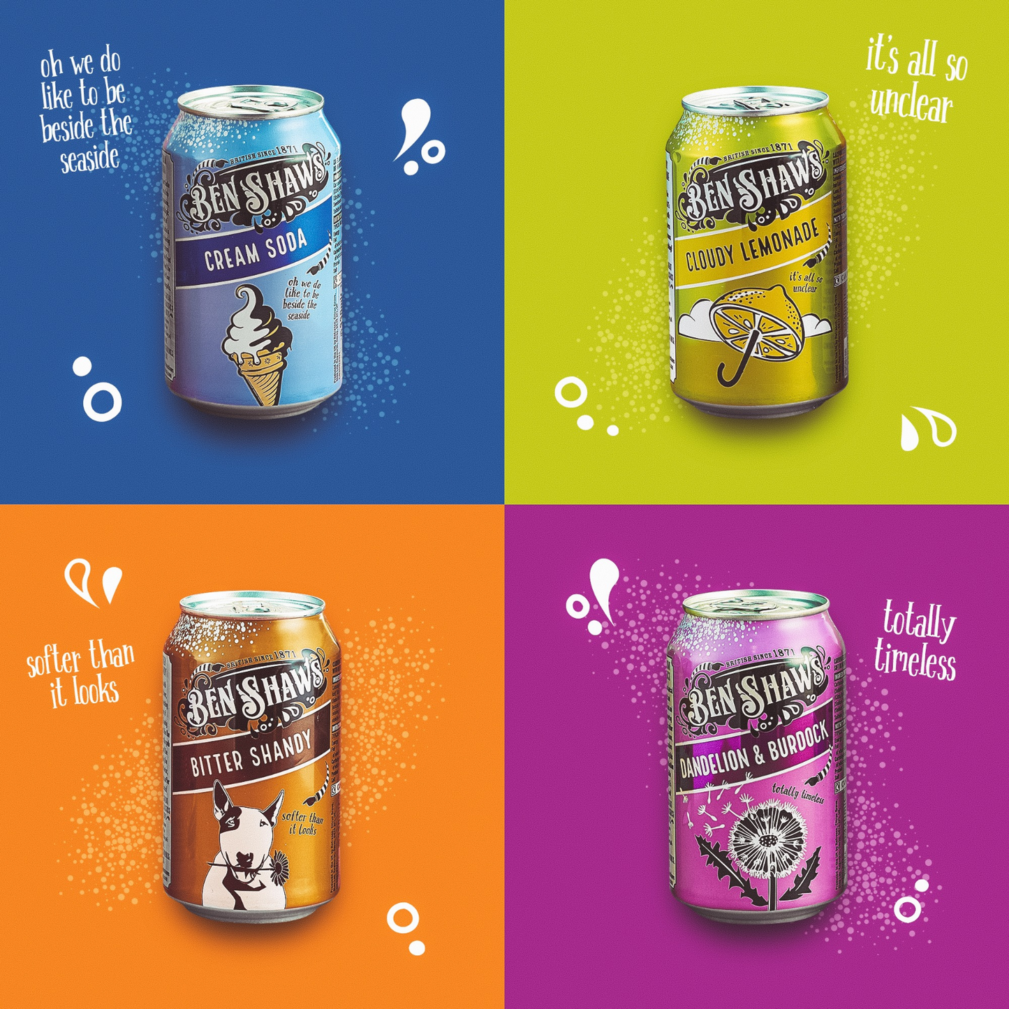 Ben Shaws Dandelion & Burdock Cans 24x330ml