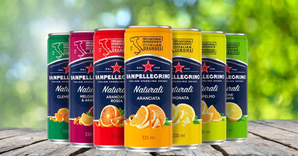 San Pellegrino Sparkling Blood Orange Cans 24x330ml
