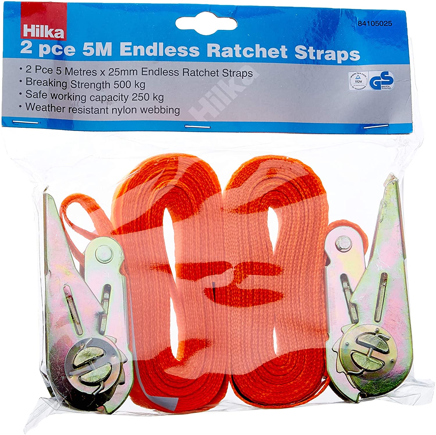 Hilka 84105025 Endless Ratchet Straps {Twin Pack} - NWT FM SOLUTIONS