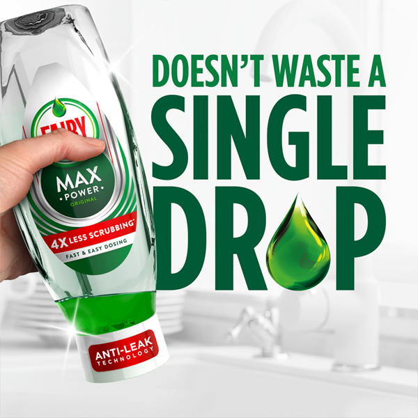 Fairy Washing Up Liquid Max Power Original 730ml