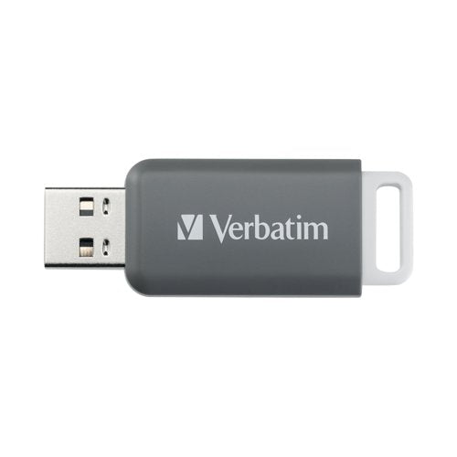 Verbatim Databar USB Drive USB 2.0 128GB Grey 49456