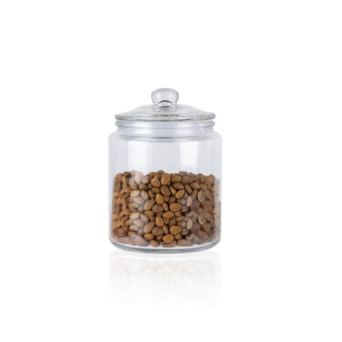 Zodiac Purple Glass Biscotti Jar 0.9 Litre
