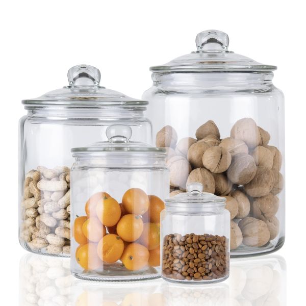 Zodiac Purple Glass Biscotti Jar 0.9 Litre