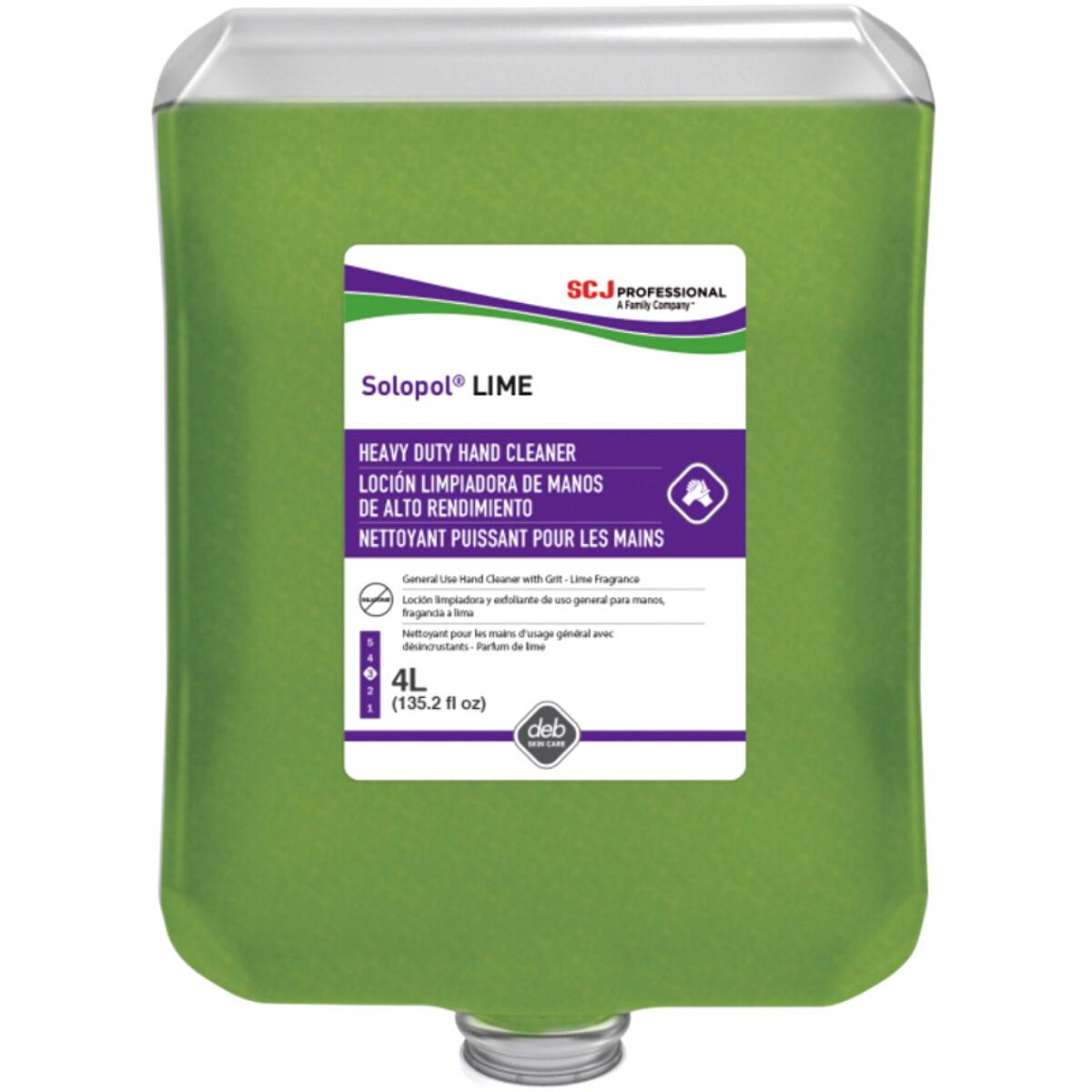 Deb Solopol Lime Wash 4 Litre Cartridge (LIM4LTR)