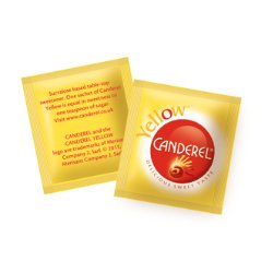 Canderel Yellow Granulated Sweetener Sachets 1000's - NWT FM SOLUTIONS - YOUR CATERING WHOLESALER