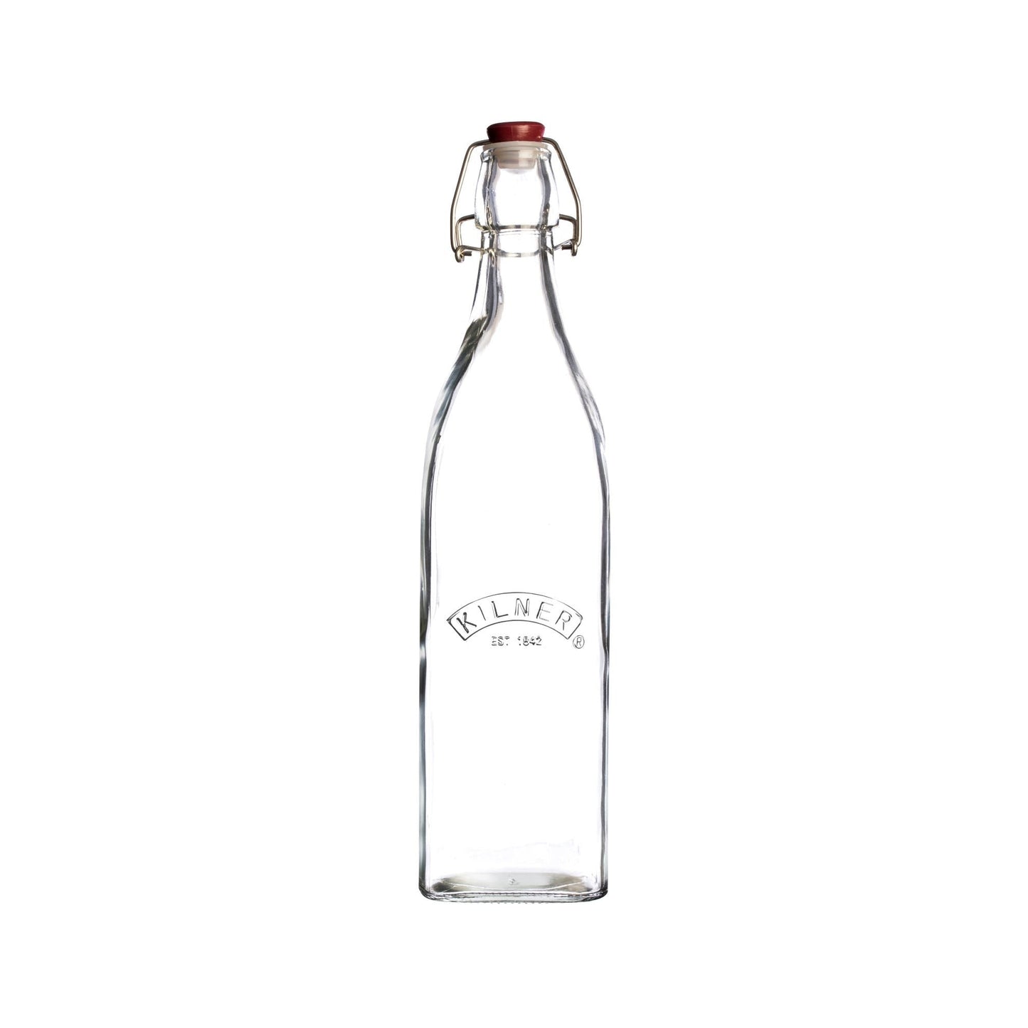 Kilner Branded Vintage Style SQUARE AIRTIGHT CLIP TOP Preserve Glass Bottle 550ml