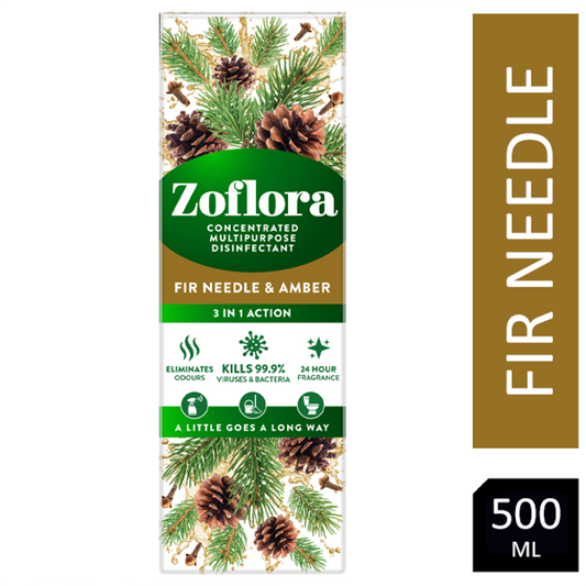Zoflora Disinfectant Fir Needle & Amber 500ml - NWT FM SOLUTIONS - YOUR CATERING WHOLESALER