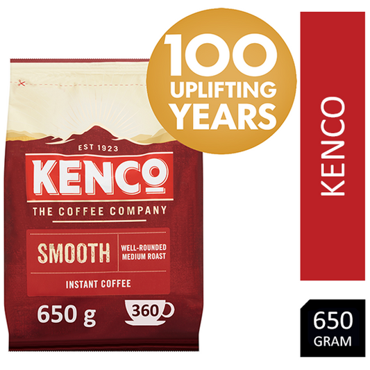 Kenco Smooth Instant Coffee 650g Refill Bag - NWT FM SOLUTIONS - YOUR CATERING WHOLESALER