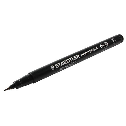 Staedtler Lumocolor Black Permanent Pen 0.4mm Line Pack 10's - NWT FM SOLUTIONS - YOUR CATERING WHOLESALER