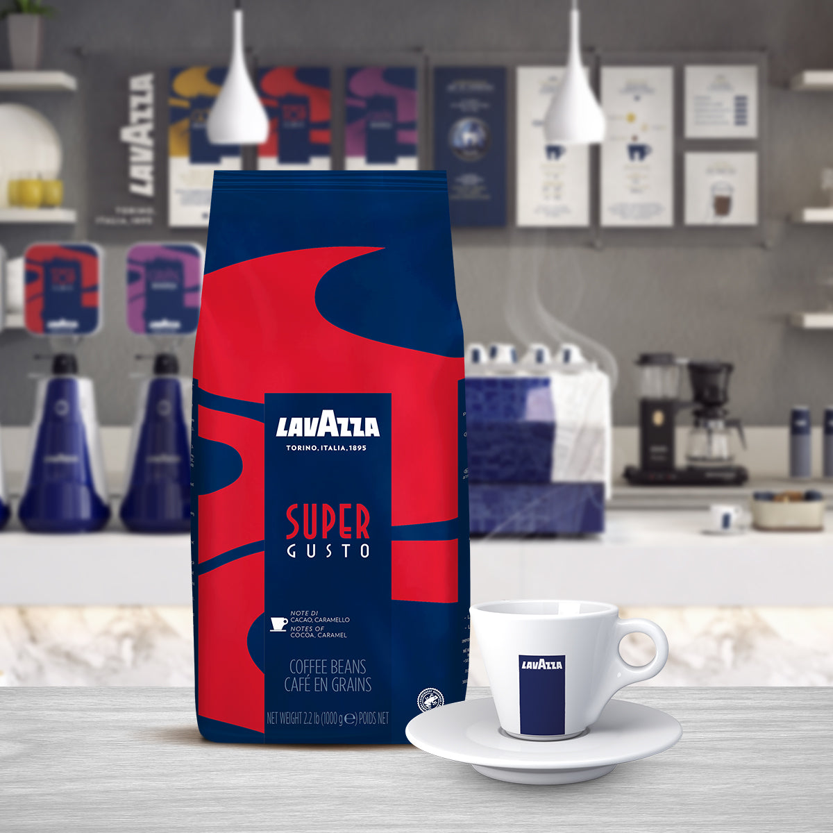 Lavazza Super Gusto Coffee Beans 1kg