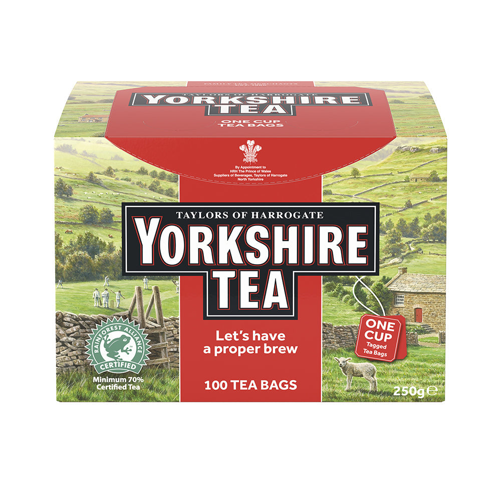 Yorkshire Tea String & Tagged 100's - NWT FM SOLUTIONS - YOUR CATERING WHOLESALER