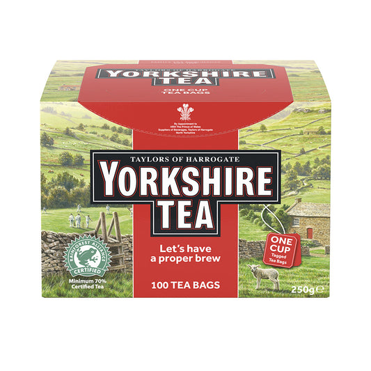 Yorkshire Tea String & Tagged 100's - NWT FM SOLUTIONS - YOUR CATERING WHOLESALER