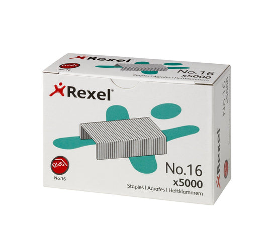 Rexel No 16 6mm Staples (Pack 5000) 06010 - NWT FM SOLUTIONS - YOUR CATERING WHOLESALER