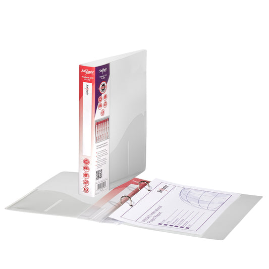 Snopake Superline Ring Binder 2 O-Ring A5 15mm Rings Clear (Pack 10) - 10108 - NWT FM SOLUTIONS - YOUR CATERING WHOLESALER