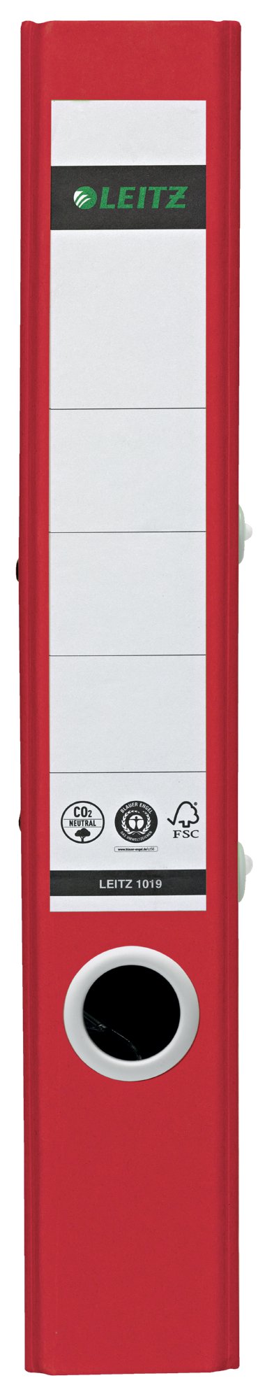 Leitz 180 Recycle Lever Arch File A4 50mm Spine Red 10190025