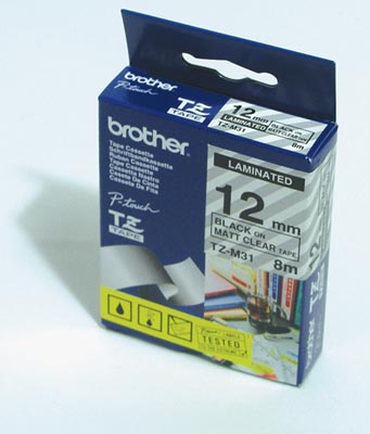 Brother Black On White Flexible Label Tape 12mm x 8m - TZEFX231 - NWT FM SOLUTIONS - YOUR CATERING WHOLESALER