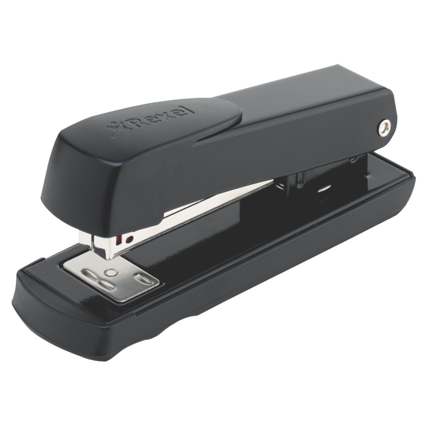 Rexel Meteor Half Strip Stapler 20 Sheet Black 2100019 - NWT FM SOLUTIONS - YOUR CATERING WHOLESALER