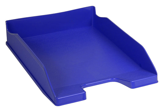 Exacompta Forever Letter Tray Combo A4/Foolscap Portrait Cobalt Blue - 113101D - NWT FM SOLUTIONS - YOUR CATERING WHOLESALER