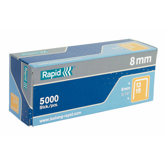 Rapid 13/8mm Galvanised Staples (Pack 5000) 11835600 - NWT FM SOLUTIONS - YOUR CATERING WHOLESALER