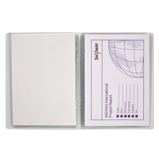 Snopake Superline A5 Display Book 20 Pocket Clear - 11941 - NWT FM SOLUTIONS - YOUR CATERING WHOLESALER